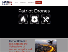 Tablet Screenshot of patriotdrones.com